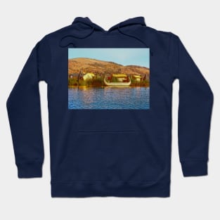 The Floating Island of Uros. Lake Titicaca. Peru Hoodie